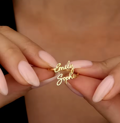 Bague 18k Personnalisé